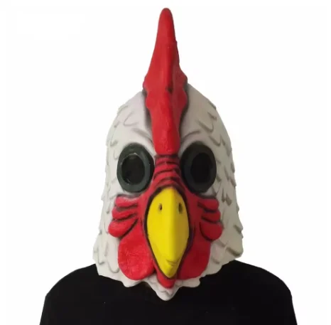 3D Printing Mask - Maska Halloweenowa Lateksowa Maska Koguta Richarda